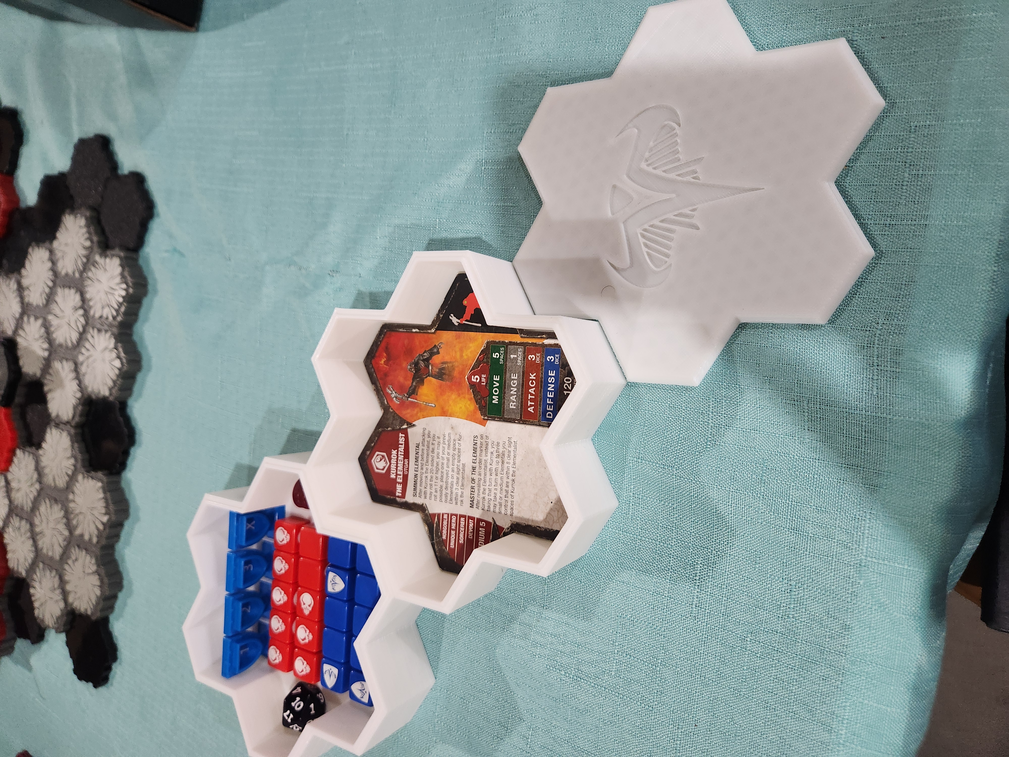 Heroscape Modular Case for Dice, Markers, and Cards