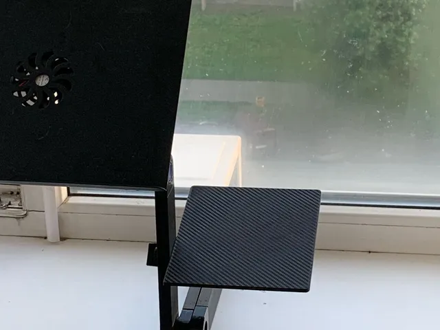 Mouse stand for laptop table