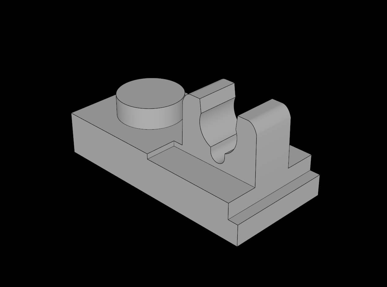 Lego Compatible (92280.dat) Plate  1 x  2 with Single Clip on Top