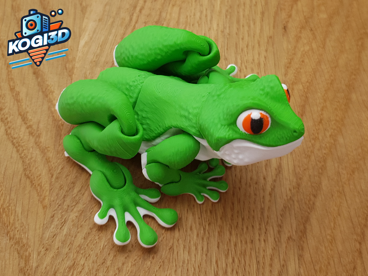 Miniatura 6 do modelo 3D Articulated Tree Frog
