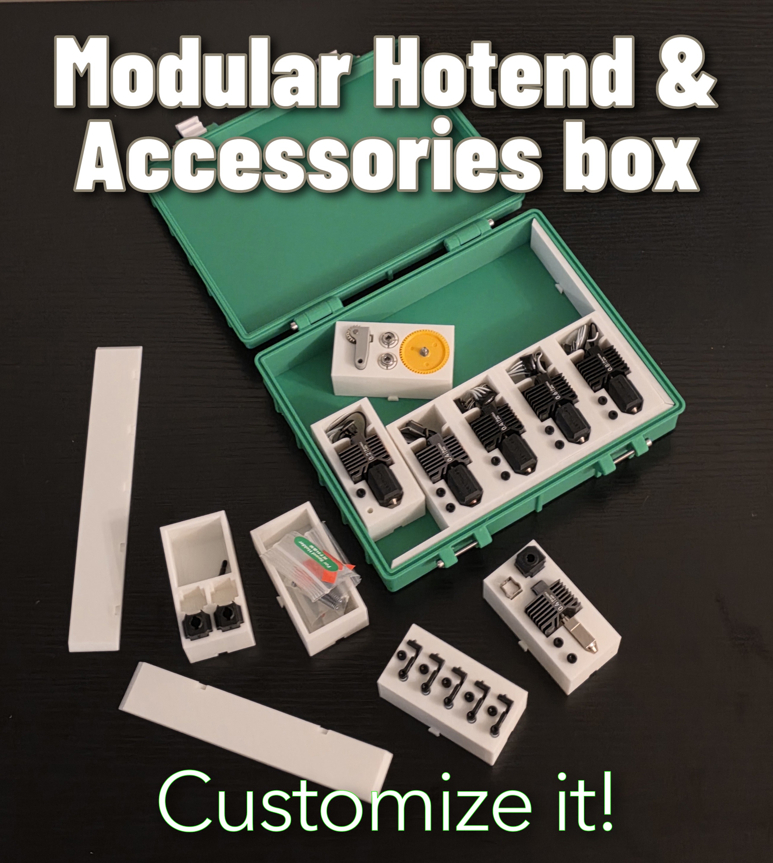 Modular Bambu Lab P/X Series Hotends and Accessories Box