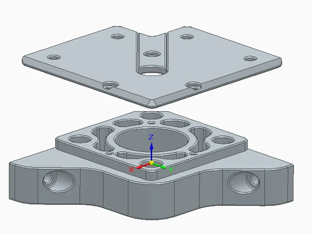 Saladfork Z-motormount for inverted electronics (Trident R2 Style)