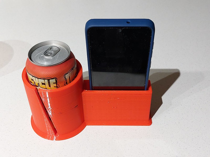 OpenSCAD SUP Paddleboard Drink / Phone Holder