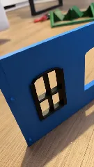 Larger window with hooks
