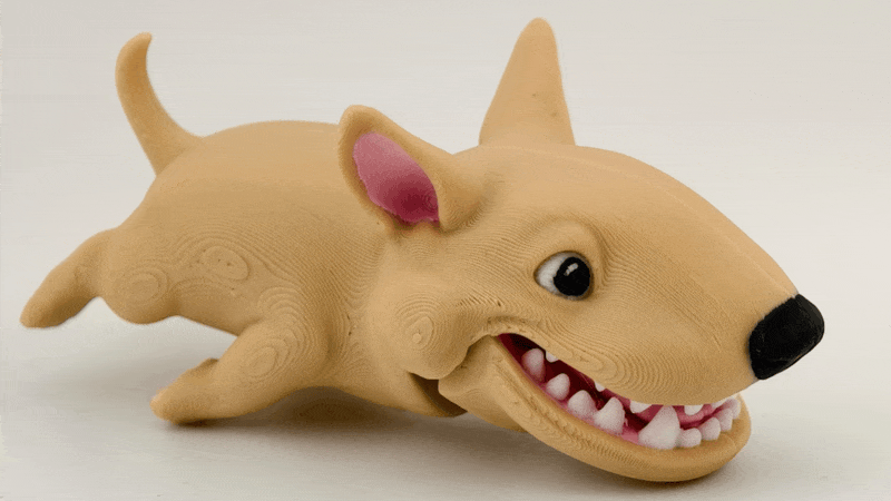 Biting Buddy – Bull Terrier (Articulated Jaw)