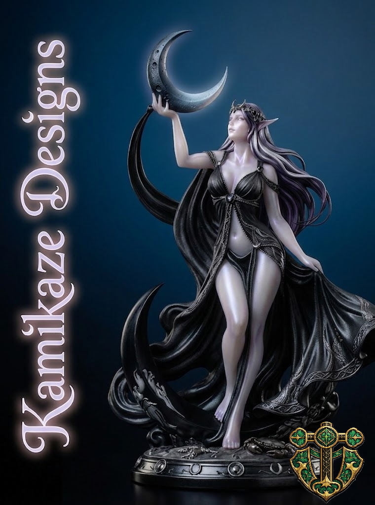 Elvin Moon Priestess Statue