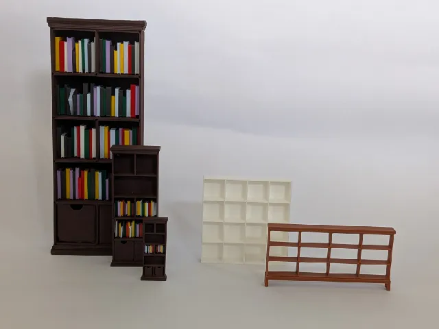 Fitted Model Bookcase Generator - any scale, any size, no supports