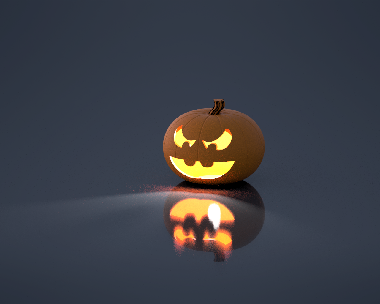 Glowing Jack-O’-Lantern – Tabletop LED Pumpkin