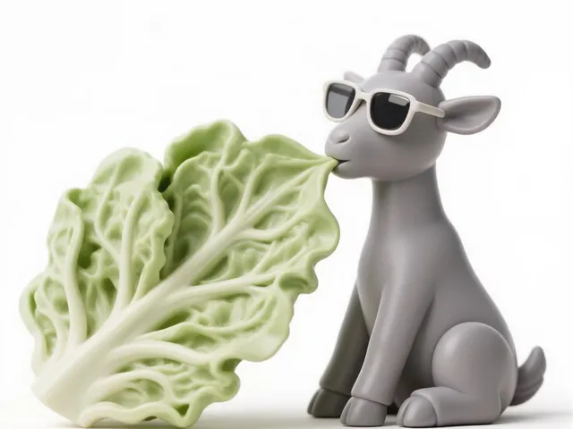 A well-fed goat