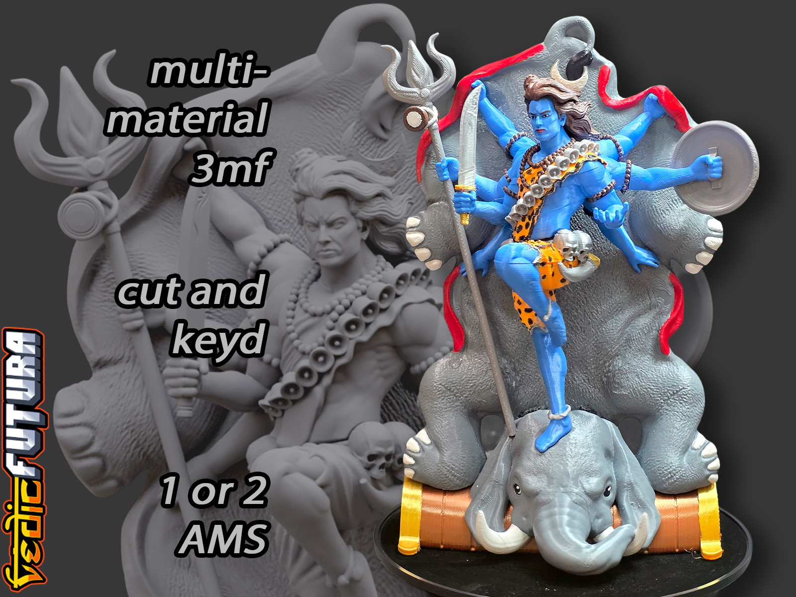 Shiva's Triumph over Gajasura (elephant demon)