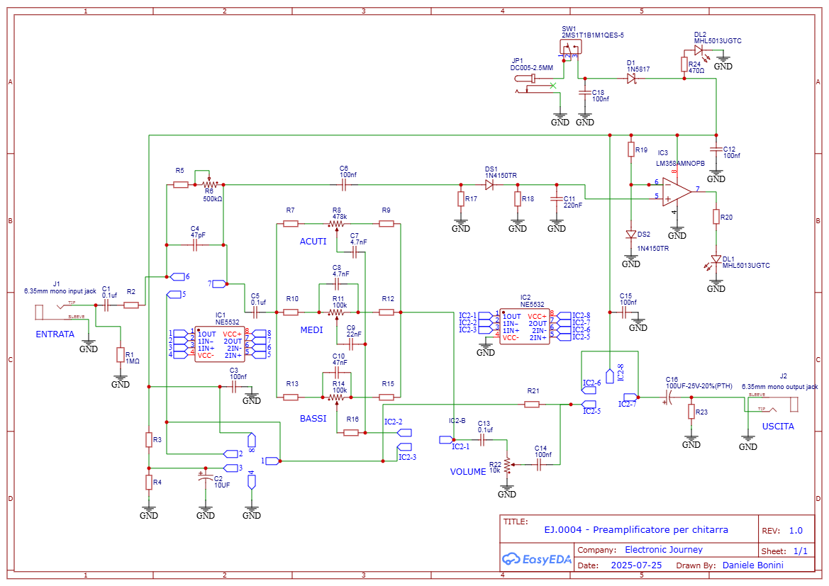 EJ.0004 - Guitar pre amp — miniatura 4