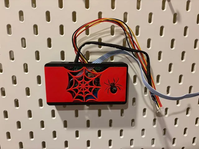 caja con tapa( panel skadis )