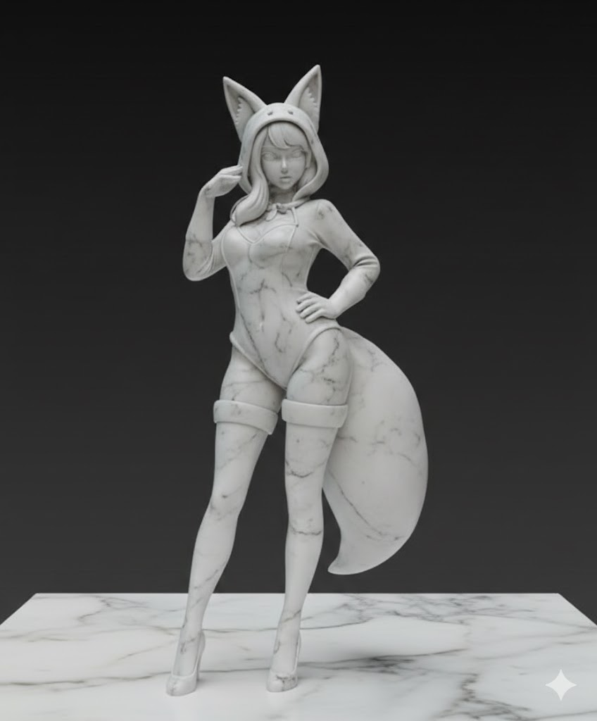 sexy girl in fox costume 3