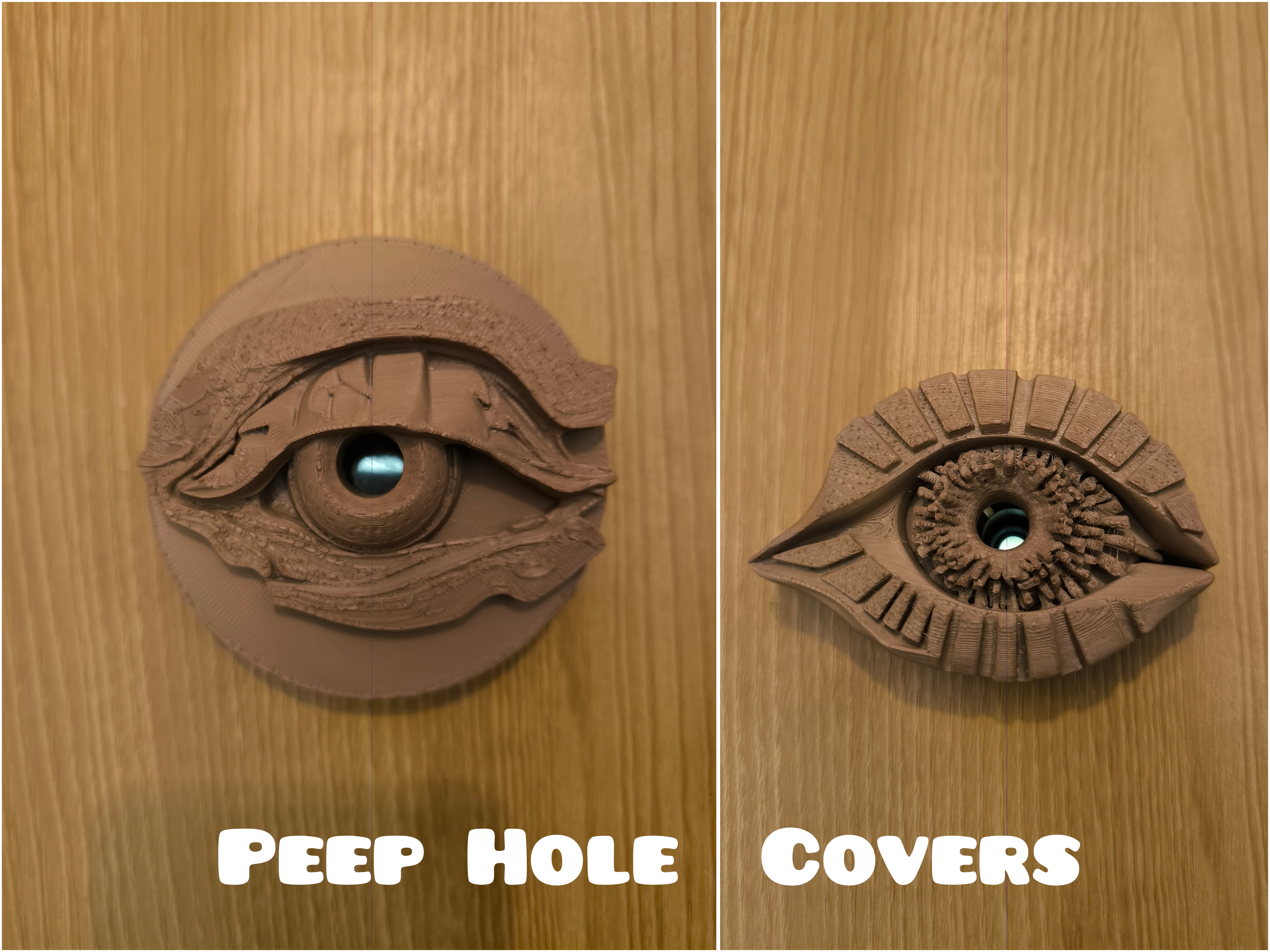 Eye - door peephole covers (2pcs)