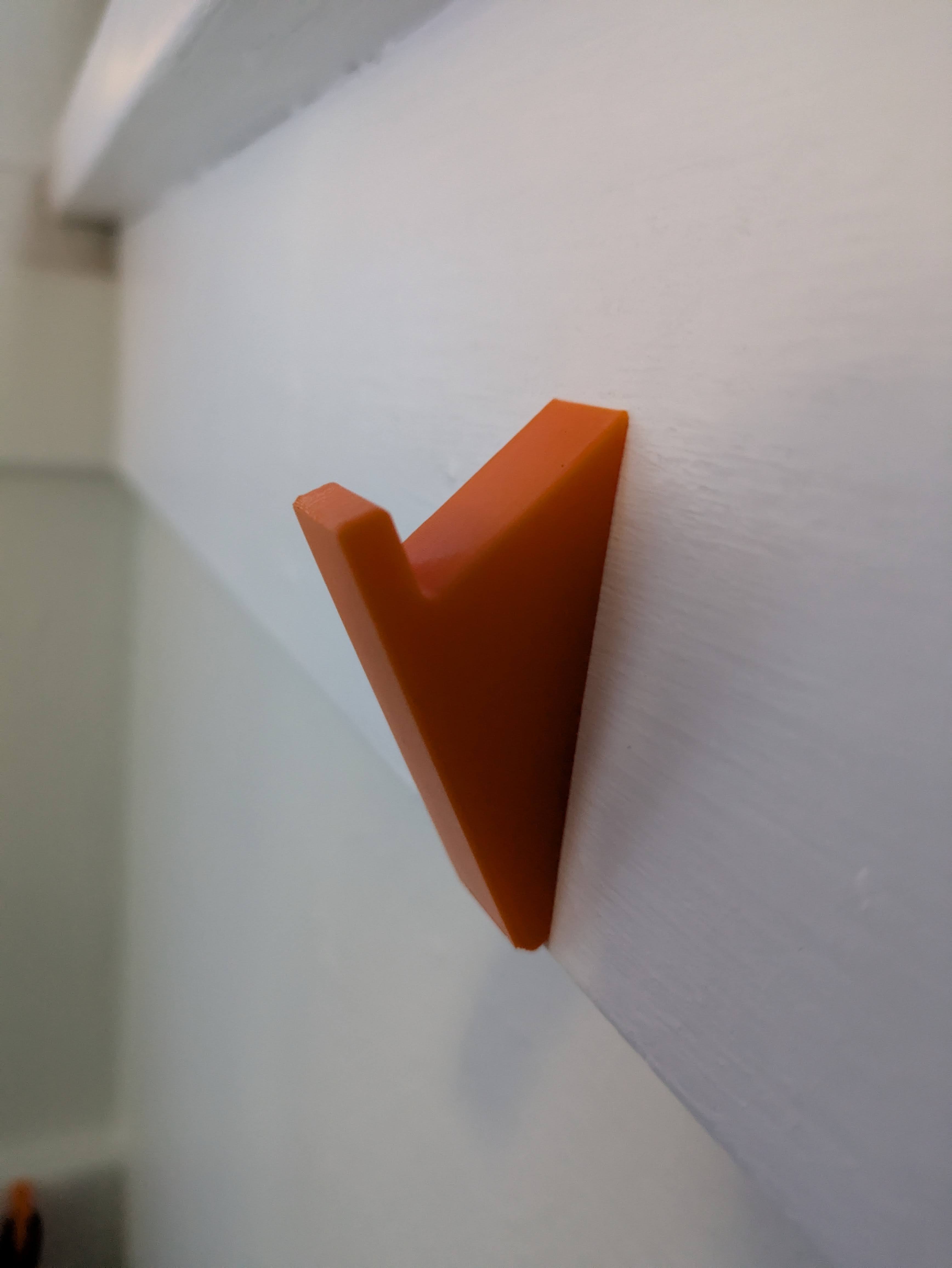 Compact Wall Hook with Hidden Invisible Wall Mount
