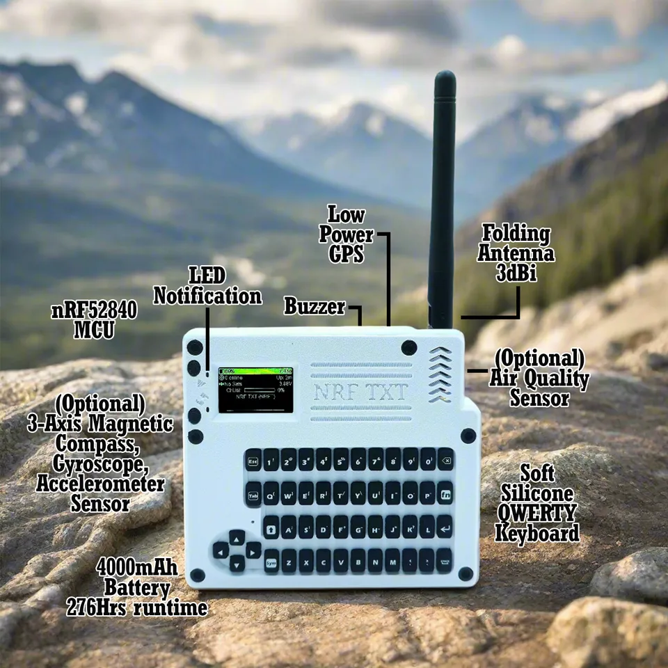 NRF-TXT - Standalone Meshtastic communicator (Heltec T114 V2) by