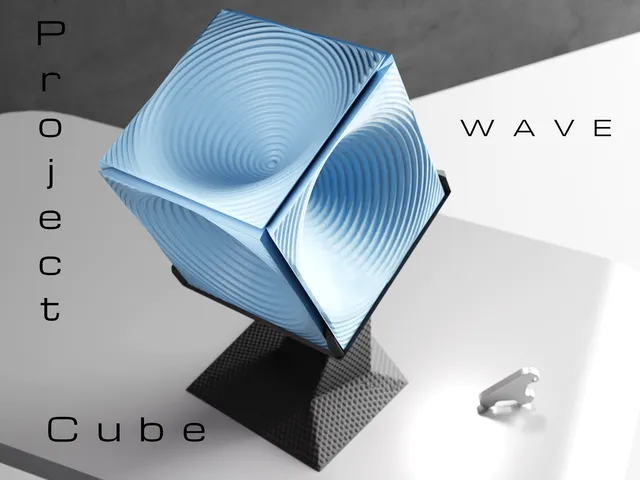 Textured Cube Project: WAVE Cube