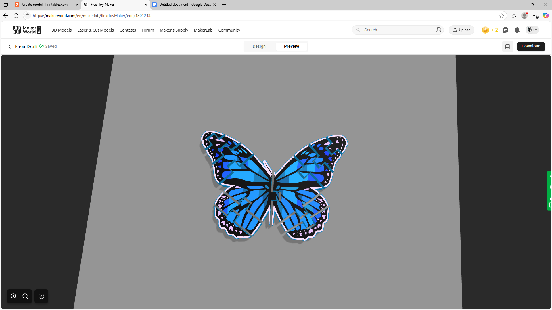 Flexi Butterfly