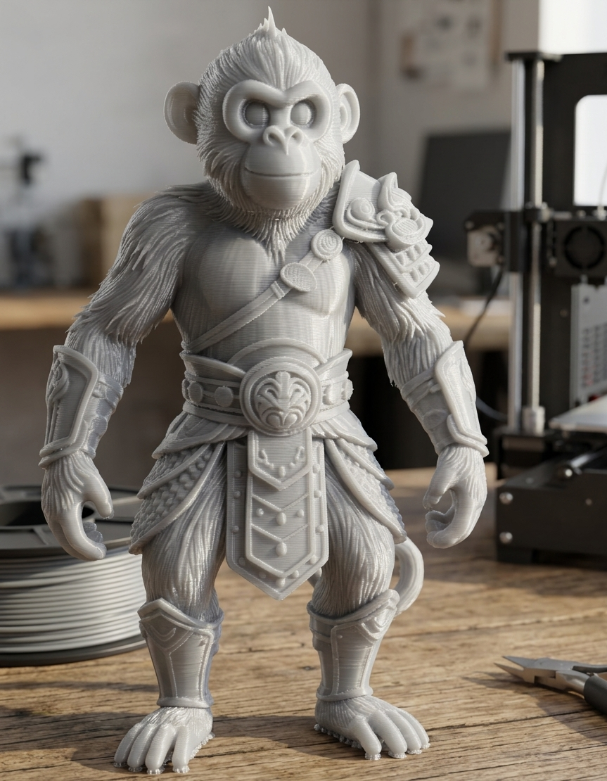 monkey in armor
