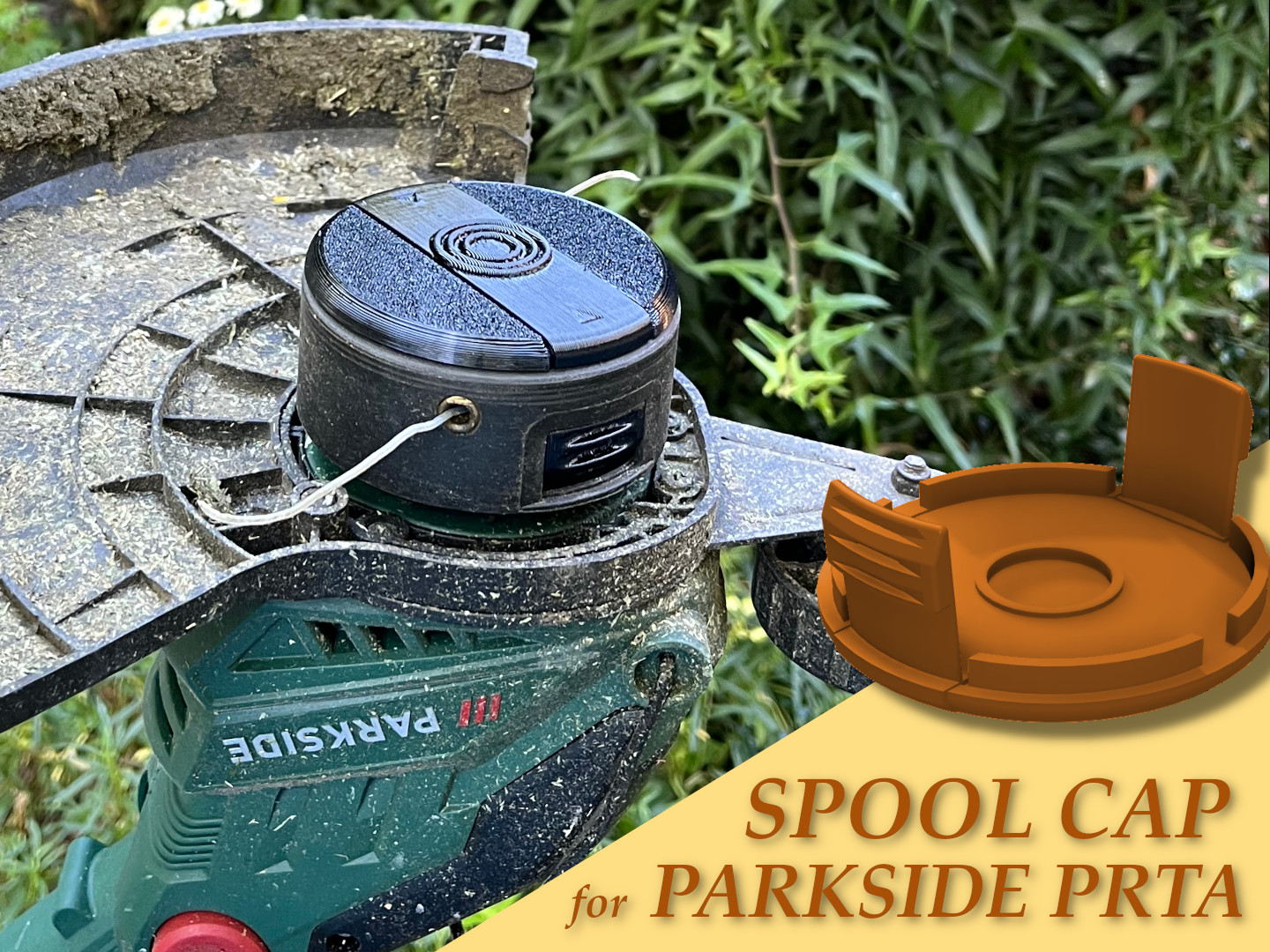 Rugged Spool Cap for Parkside 20V Grass Trimmer PRTA