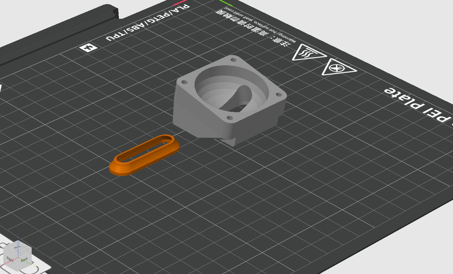 AD5X Stepper motor fan attachments Remix 2 3D model