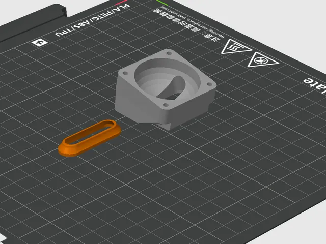 AD5X Stepper motor fan attachments Remix 2