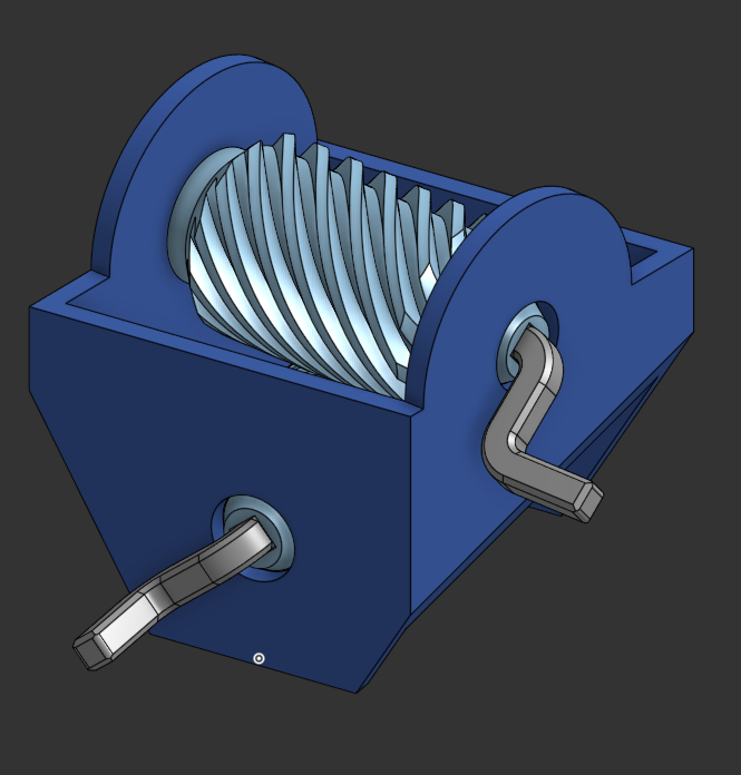 Perpendicular Axis Screw Gear Fidget