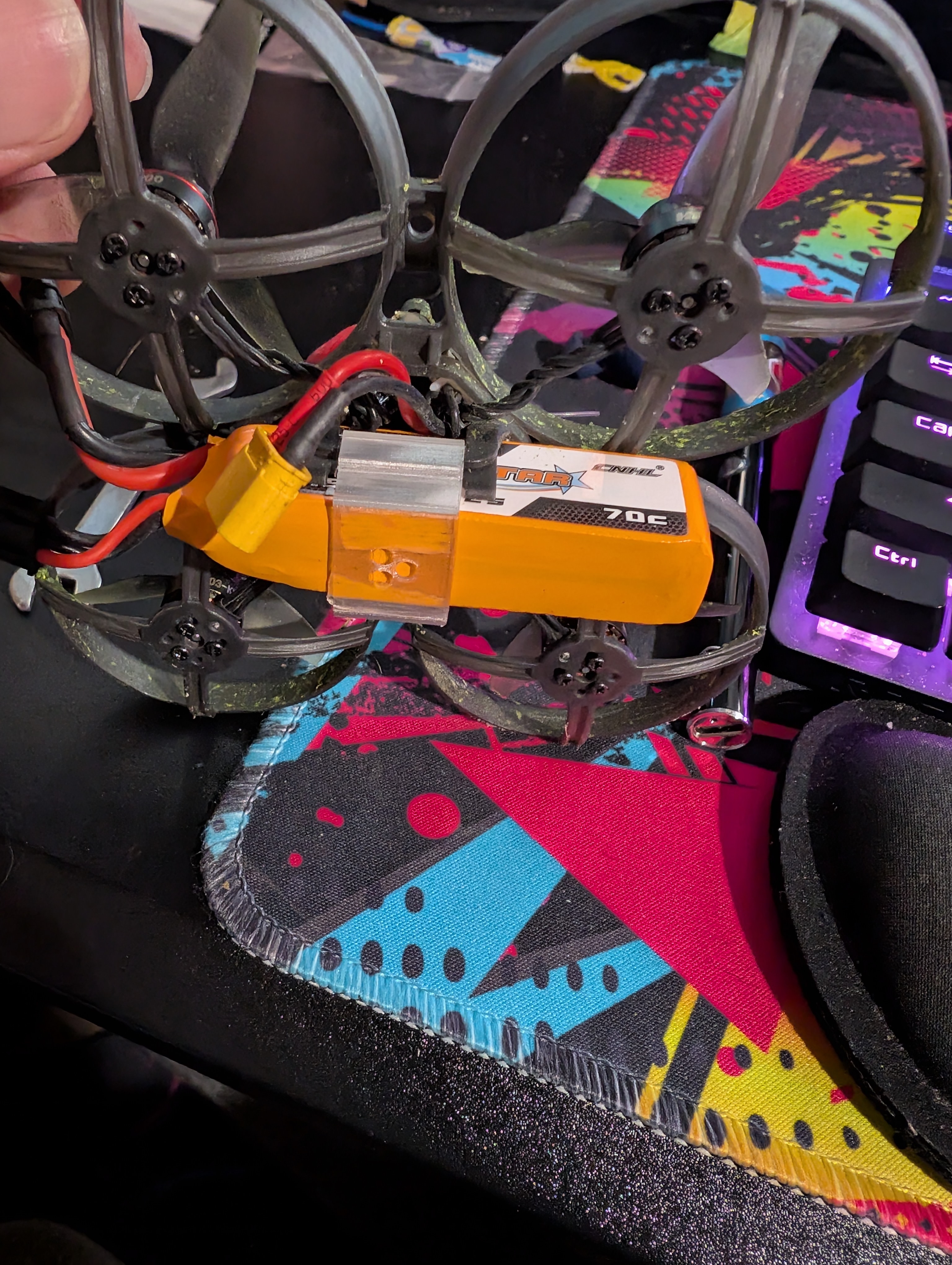 Mobula 8 battery tray remix for Ministar.