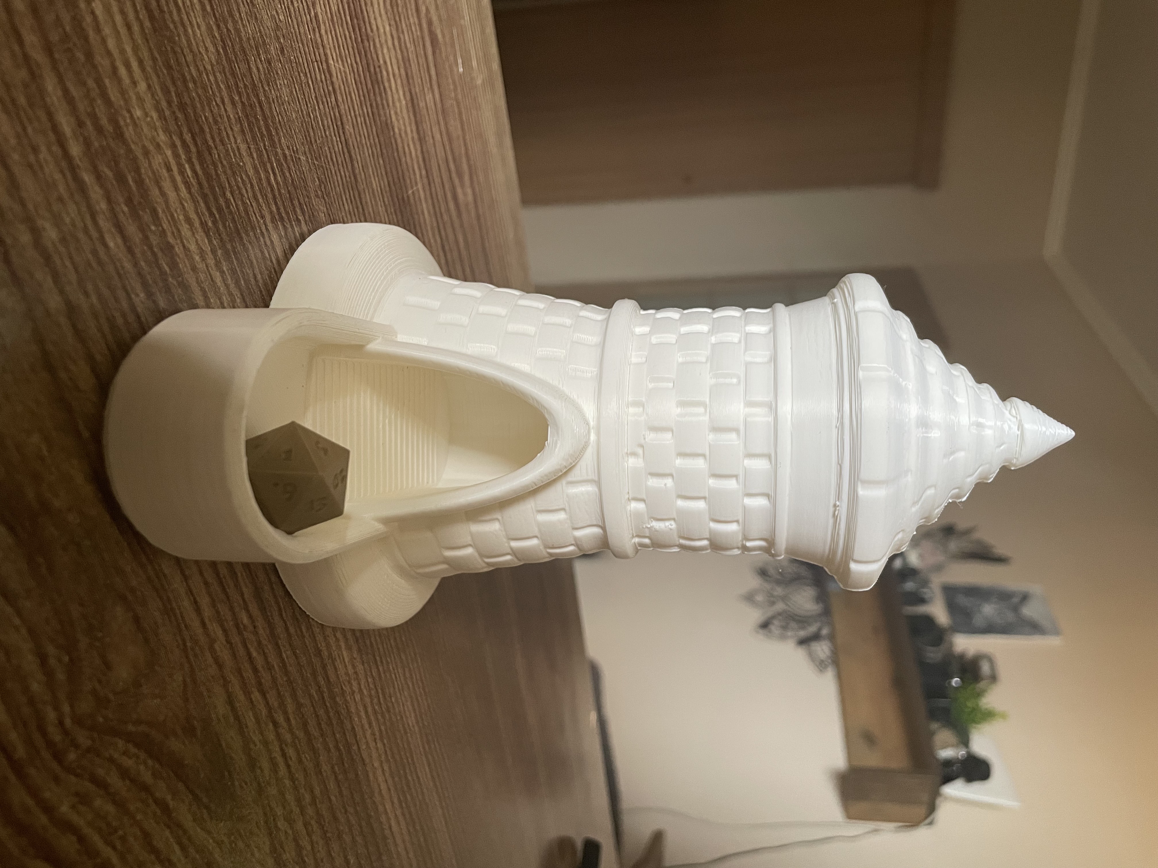 Arcana Dice Tower – Brick Castle Edition (No Supports Needed, Small Printer Friendly)