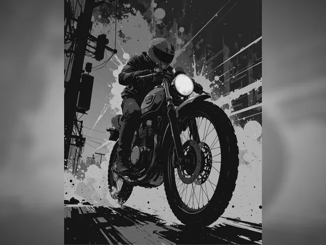 Motorbike Hueforge