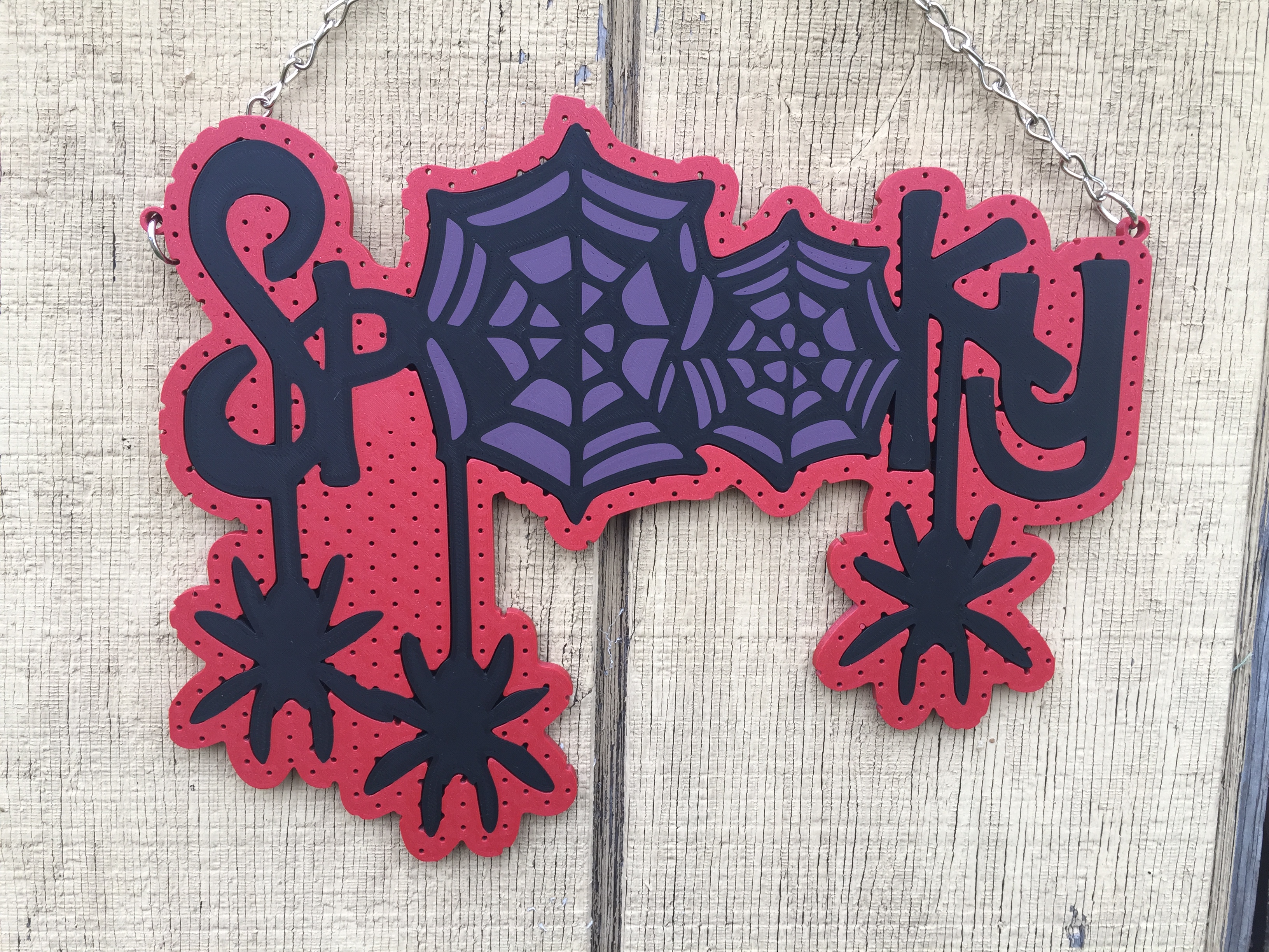 Spooky Spiders Sign