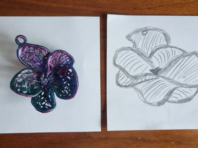 Flower earring