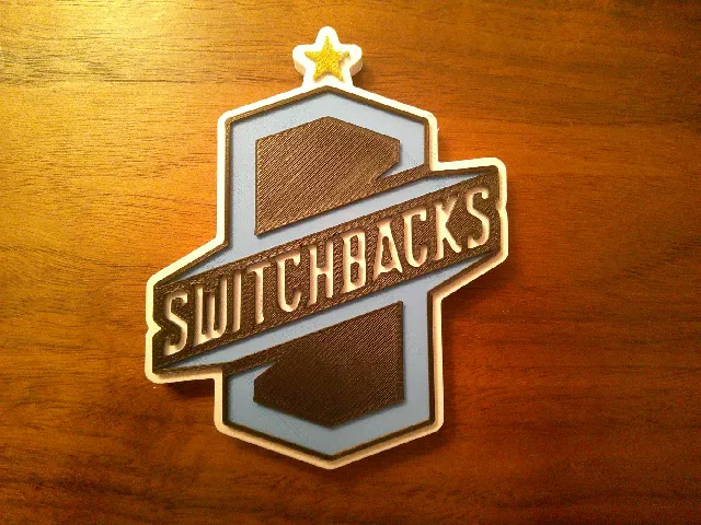 Colorado Springs Switchbacks FC Logo Coaster or Plaque