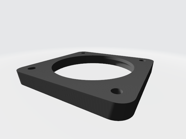 Adapter Plate VNM Wheelbase to Simlab P1X Front Mount