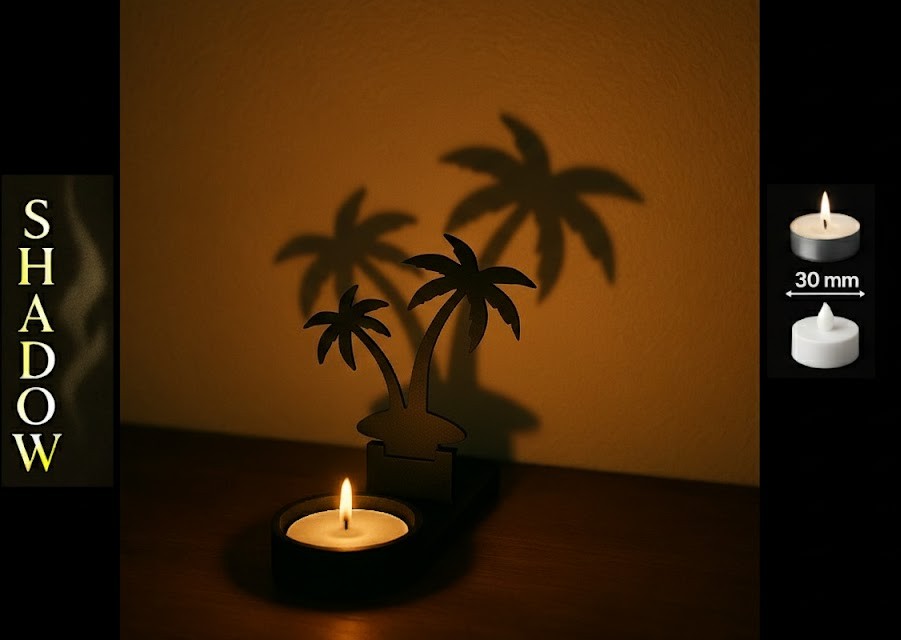 Shadow Art - Palm Trees