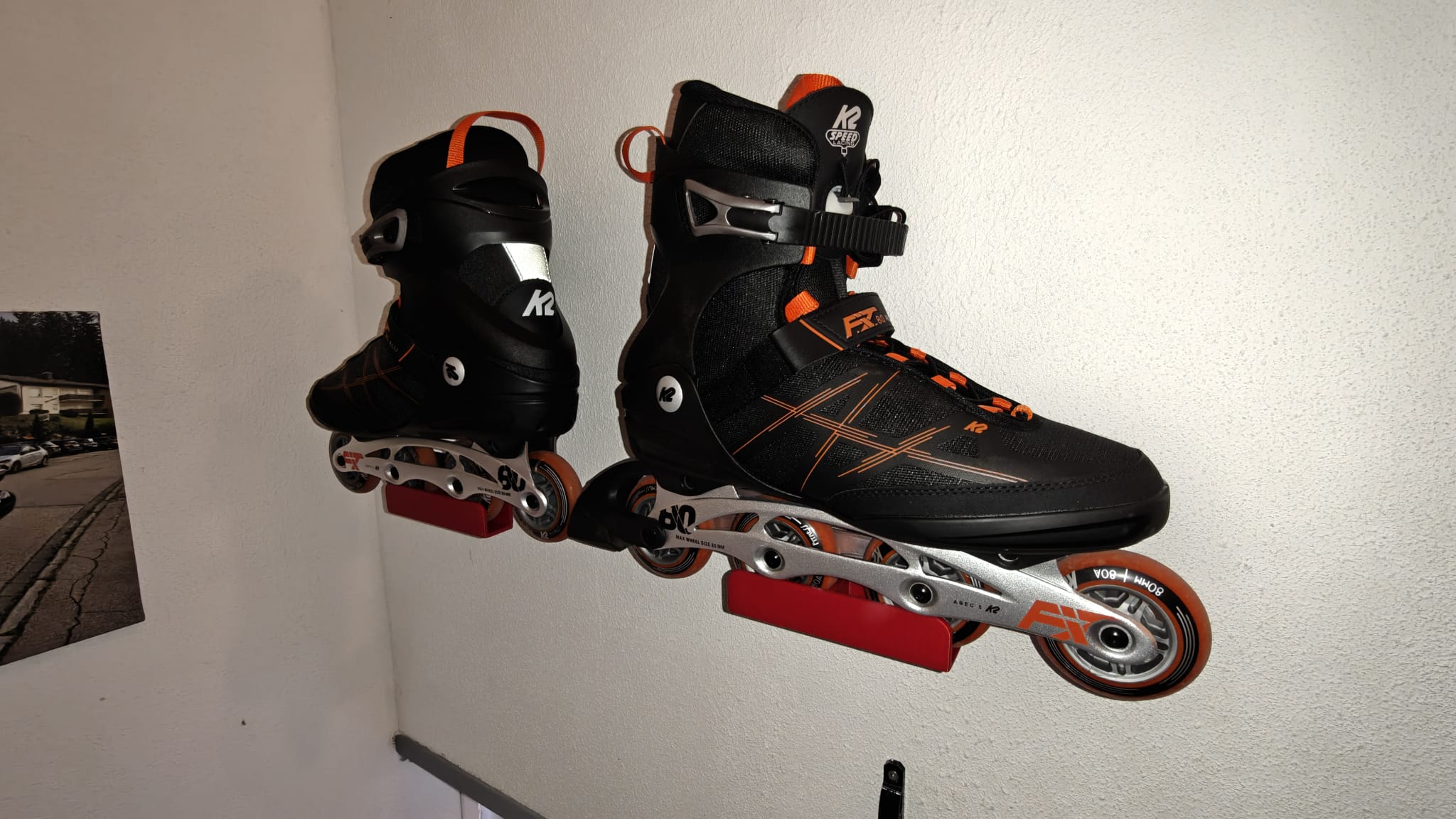 Inline skate wall mount