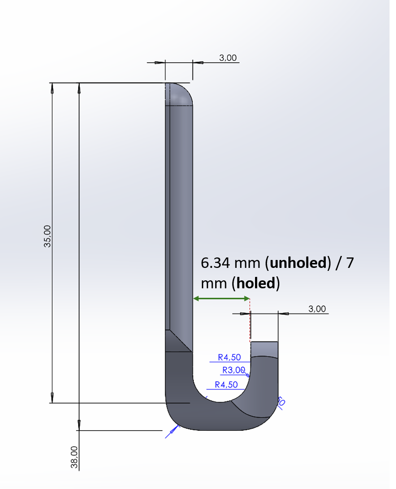 Miniatura 2 do modelo 3D Multi-purpose wall hook (v1)