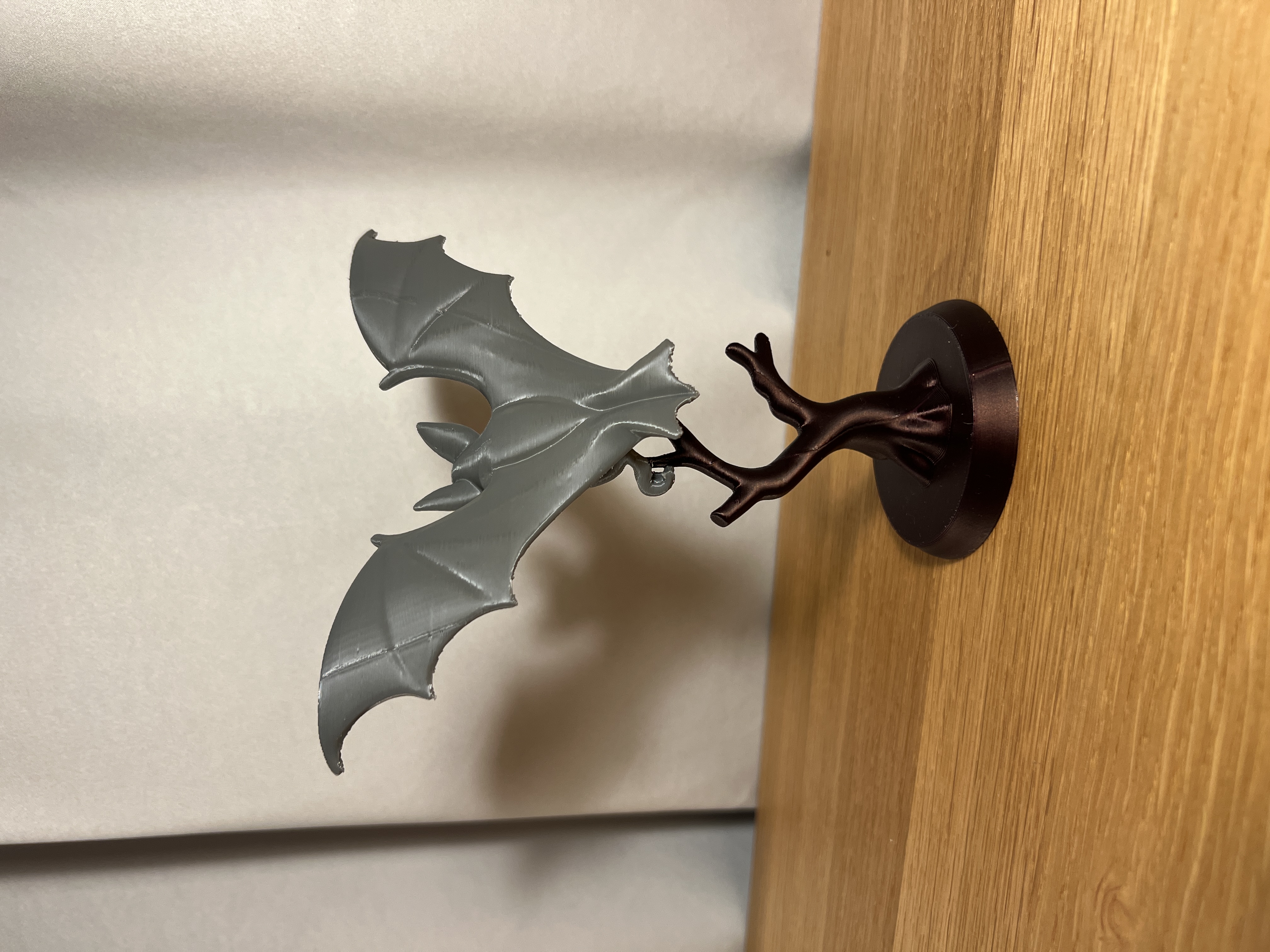 Miniatura 3 do modelo 3D Bat on Branch