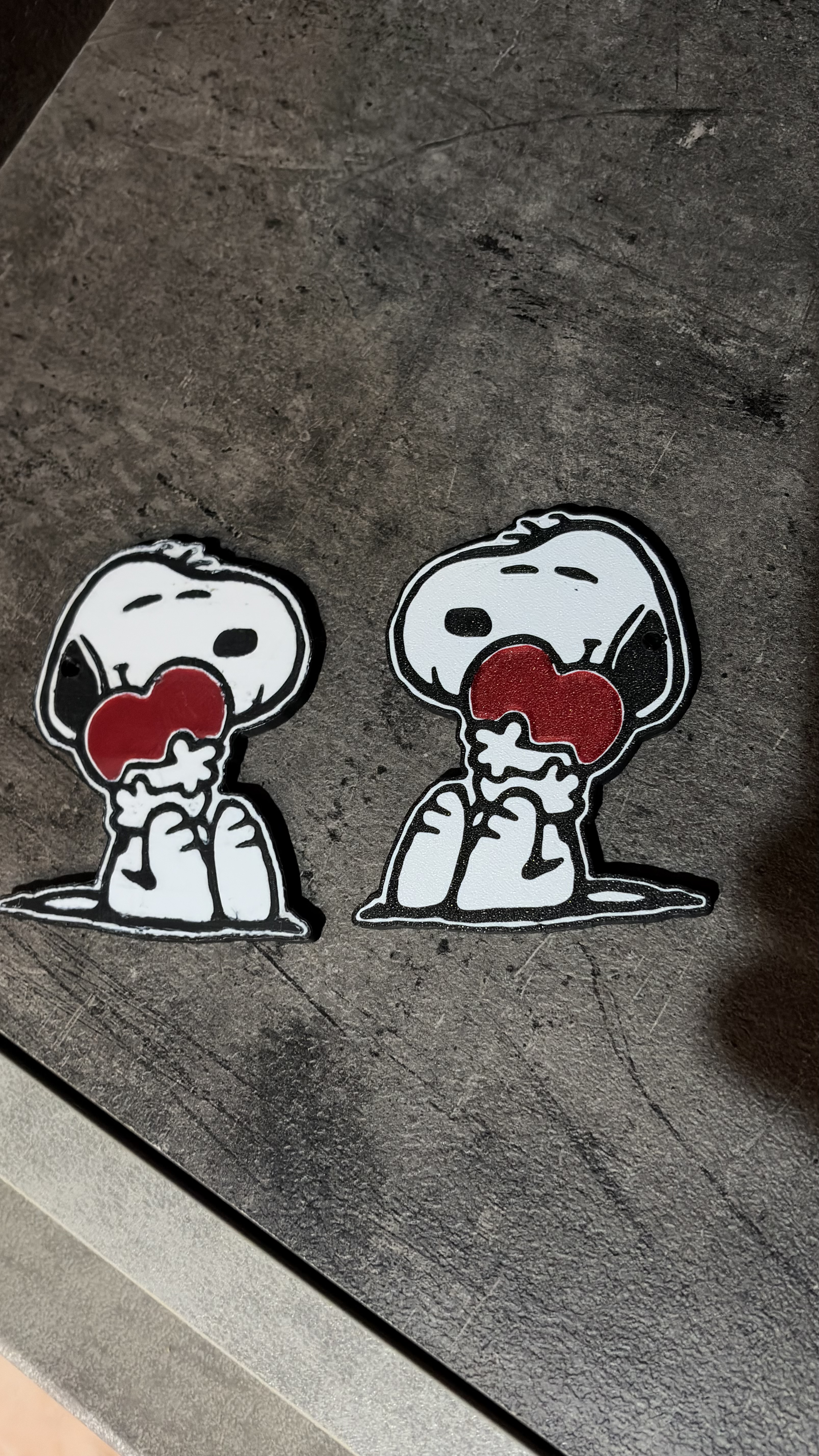 Portachiavi Snoopy Cuore