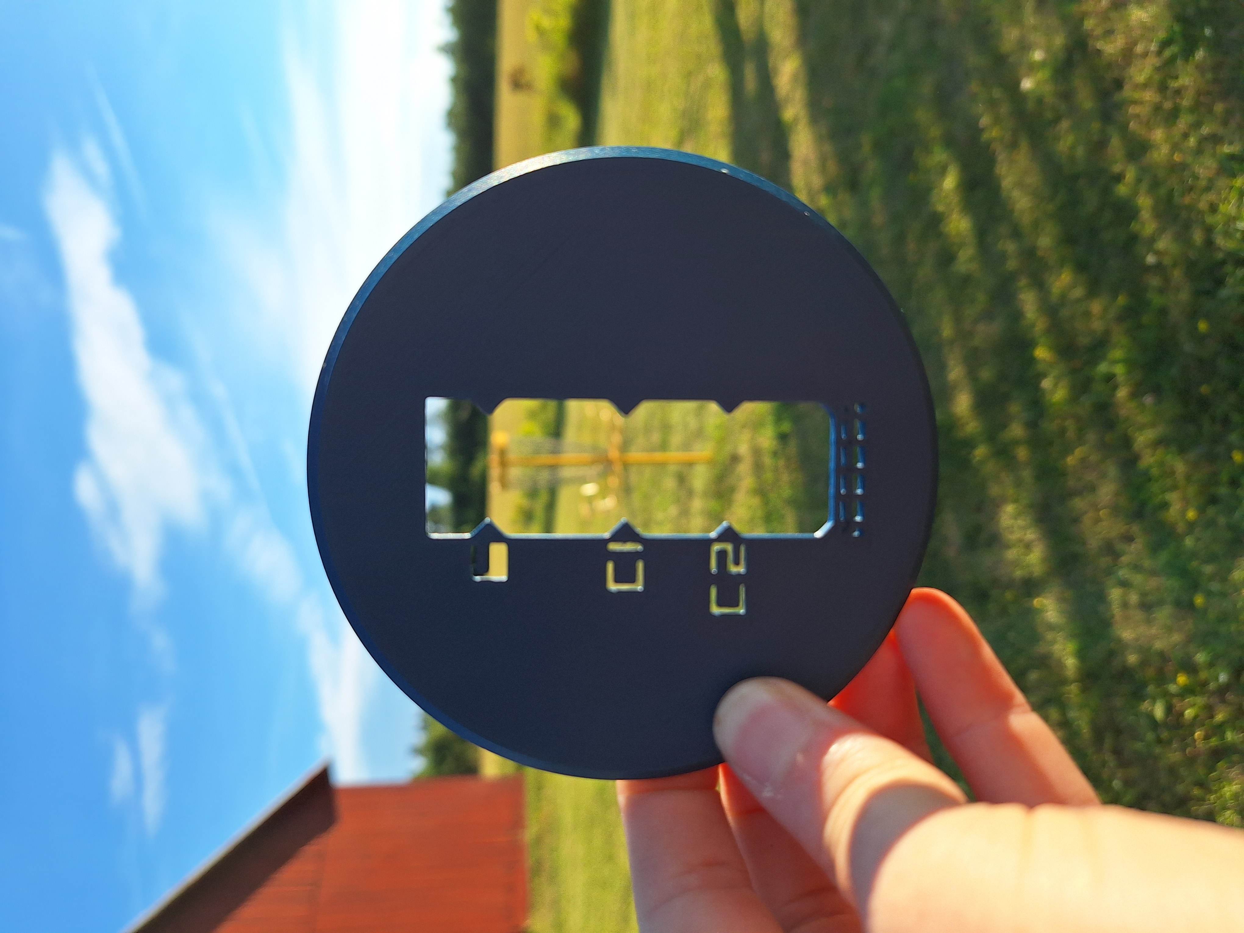 Disc golf distance guide