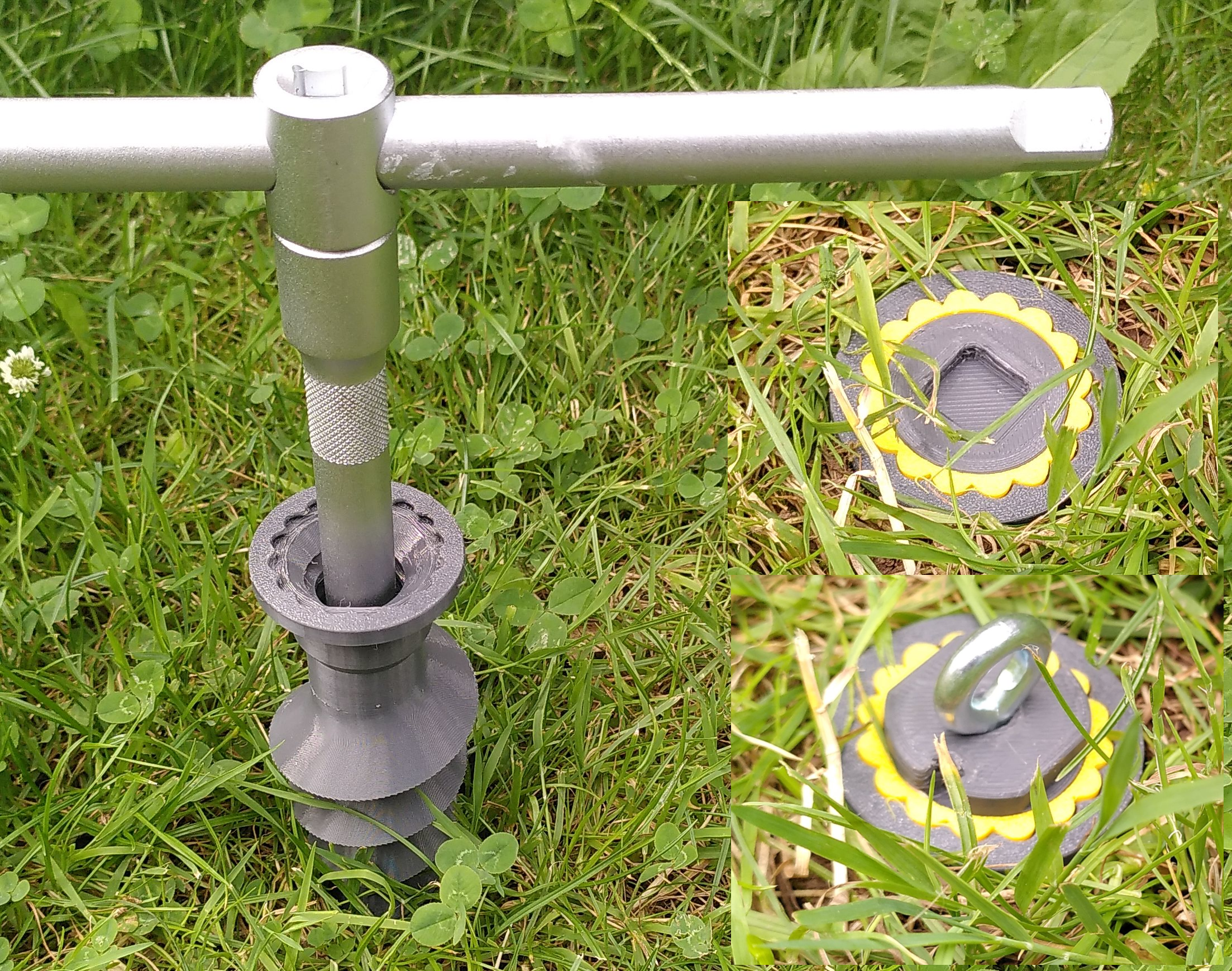 Ground screw anchor