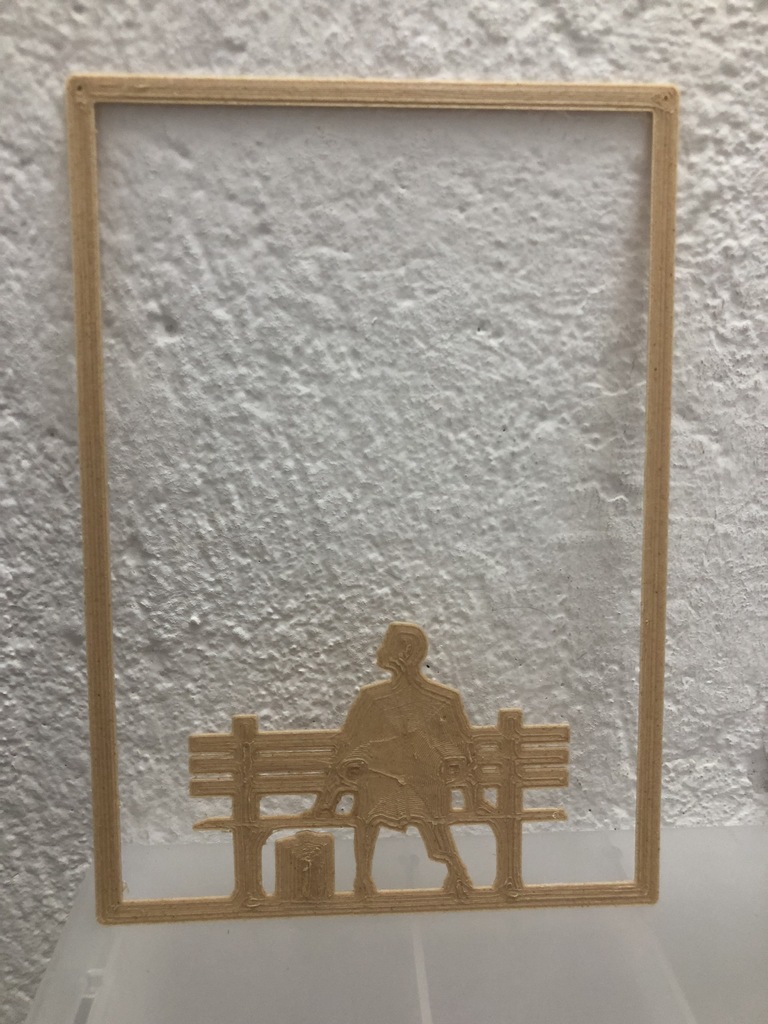 Forrest Gump wall art decoration by BeppeITA Download free STL