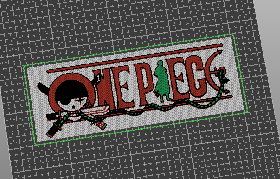 Placa One Piece - Roronoa Zoro