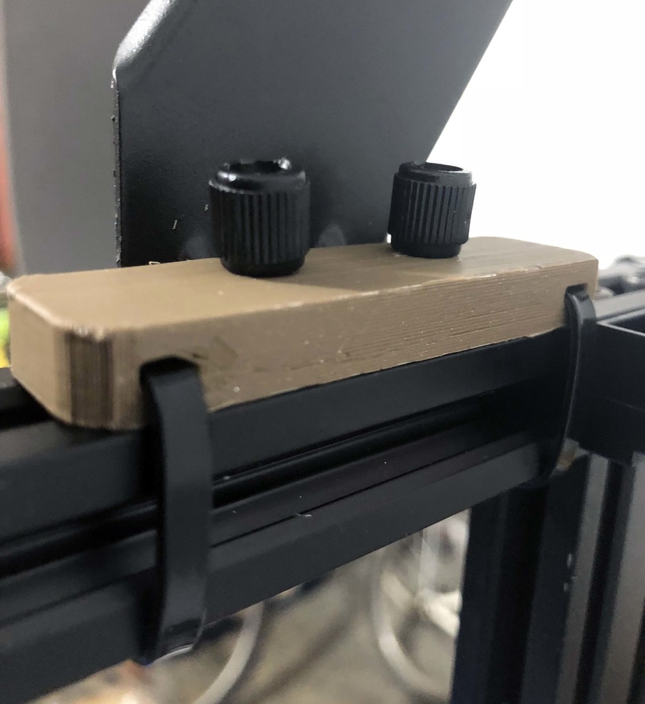 CR10 Spool Frame Mount with zipties