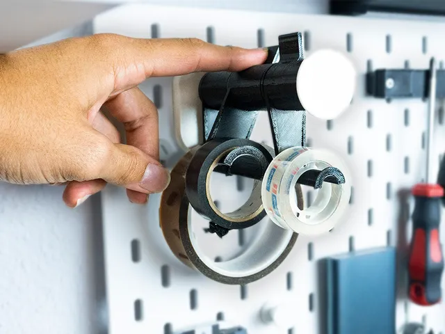 A tape holder for skadis