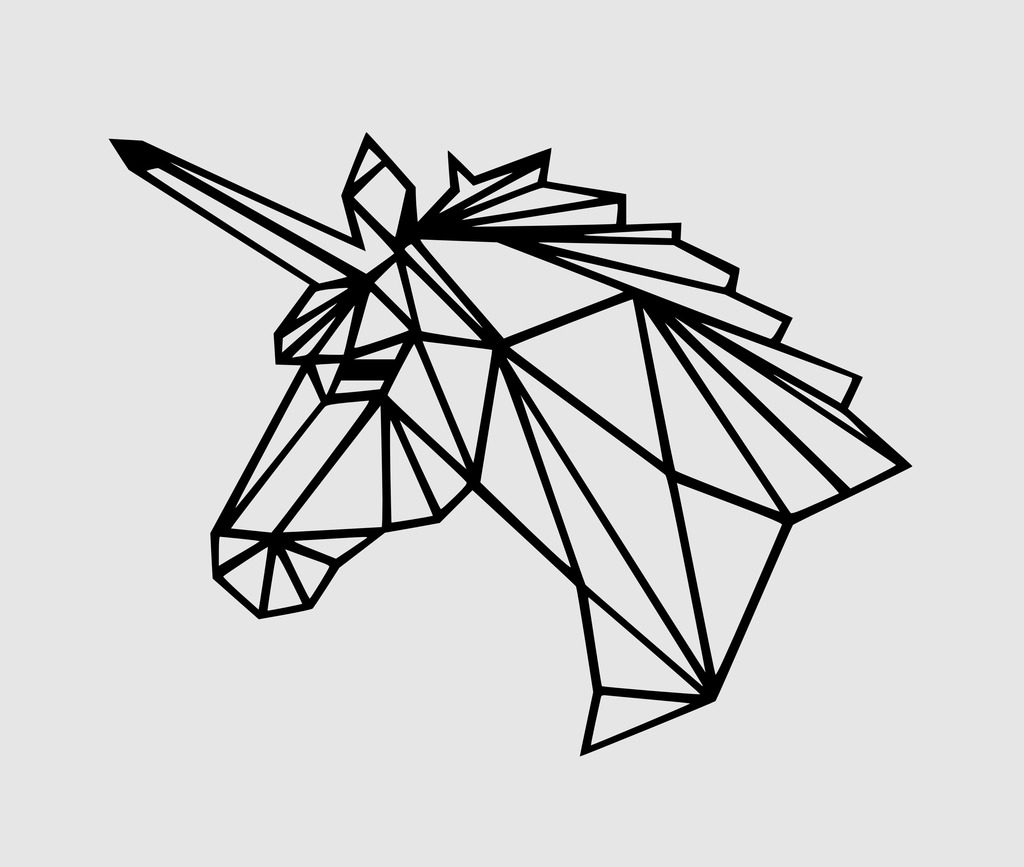 UNICORN wall art / decoration by BeppeITA Download free STL model