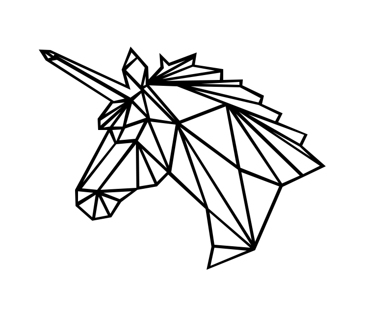 UNICORN wall art / decoration by BeppeITA Download free STL model