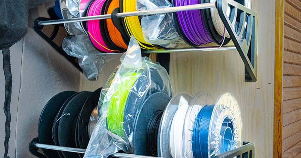 Spool rack for 10mm rods by makermaking | Download free STL model ...