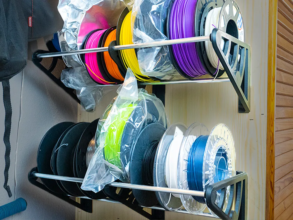 Spool rack for 10mm rods by makermaking | Download free STL model ...