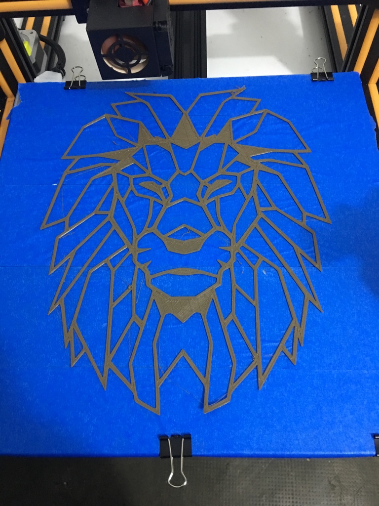 LION wall art / decoration